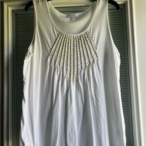 Charter Club White Tank Top Essential for Everyday Wear